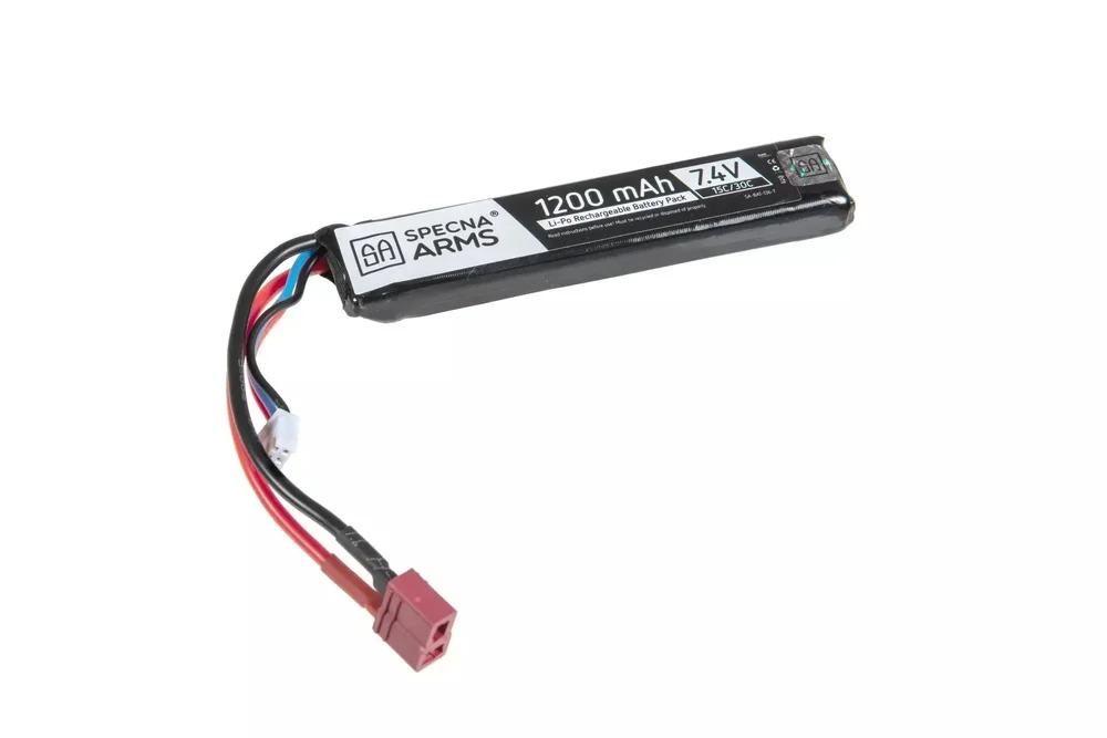 LiPo 7,4V 1200mAh 15/30C Battery – T-Connect (Deans) LiPo 7,4V 1200mAh 15/30C Battery – T-Connect (Deans)