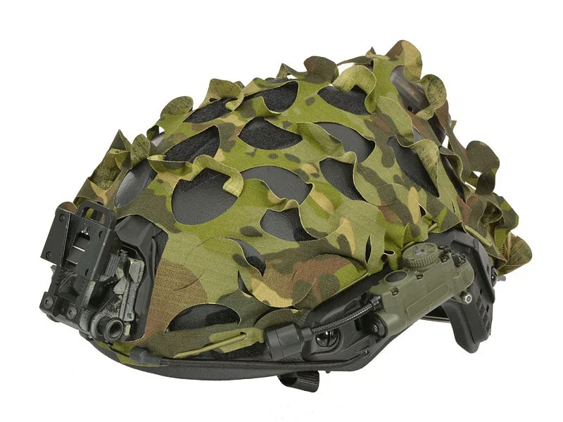3D camouflage-hjelmovertræk til High-Cut hjelm, laser-cut – Multicam Tropic - Bild 2