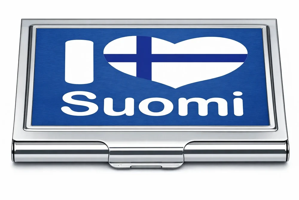 Korthållare I Love Suomi - Bild 1