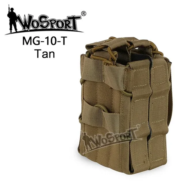 WST MOLLE DOUBLE BAG Pouch for 2 Rifle Magazines WST MOLLE DOUBLE BAG Pouch for 2 Rifle Magazines