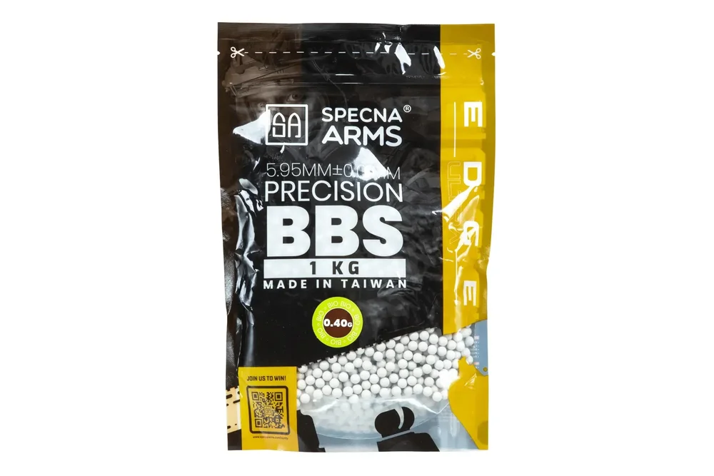 Airsoft BBs Precision 0,40g Specna Arms EDGE ULTRA™ BIO 1 kg White Airsoft BBs Precision 0,40g Specna Arms EDGE ULTRA™ BIO 1 kg White