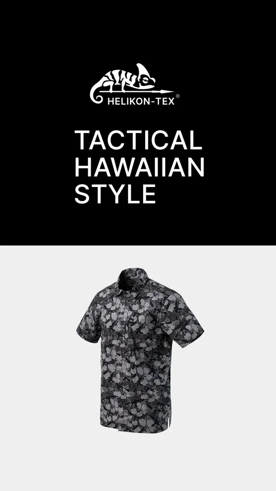 HELIKON Hawaiian Shirt - Dark Ops - Bild 2