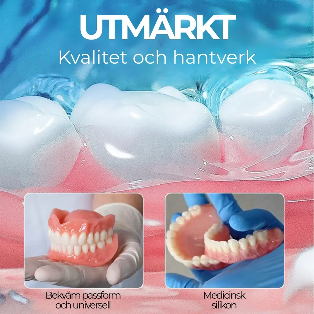 CrownFit® | Den bekväma helprotesen som sitter fast utan lim - Bild 3
