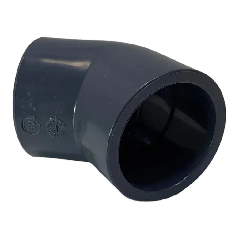 PVC Vinkel 45gr 50mm PVC Vinkel 45gr 50mm