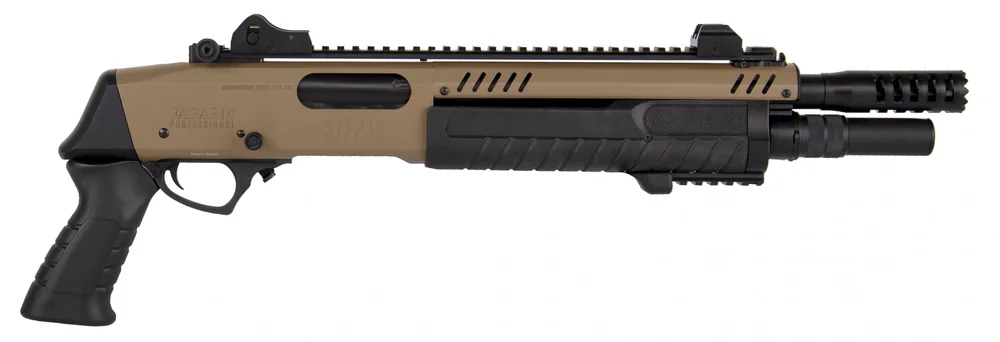 FABARM STF12 Short gasdrevet pumpgun-replika – Tan - Bild 2