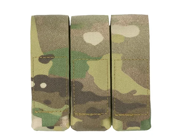 Triple pistolmagasinlomme med klap, laser-cut – Multicam Triple pistolmagasinlomme med klap, laser-cut – Multicam