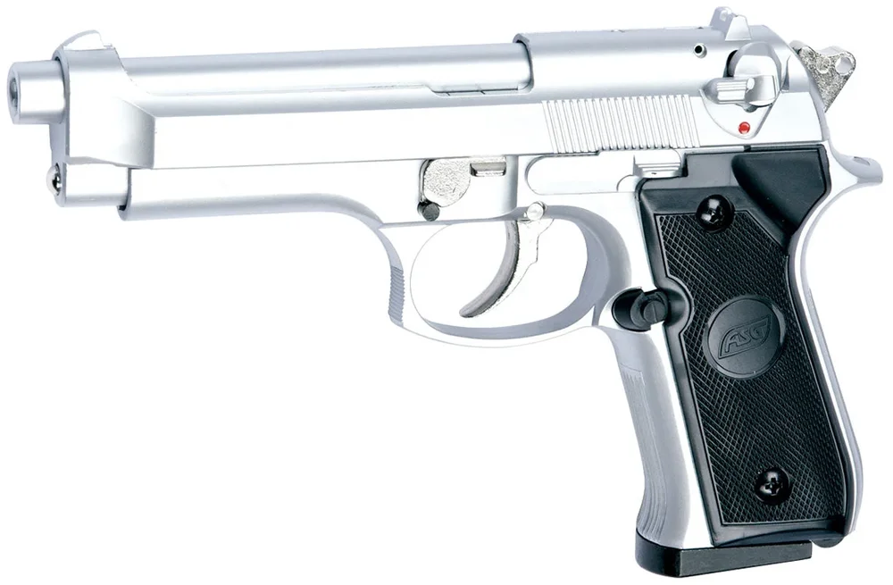 M92F Non-BlowBack Gas Pistol Silver - Bild 2