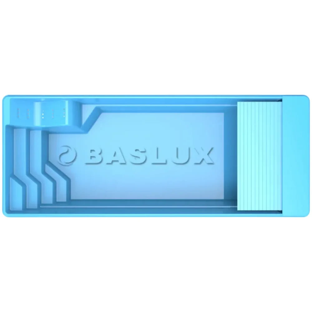 Glasfiberpool SWIM COMFORT 8,80m x 3,50m x 1,50m - Bild 1