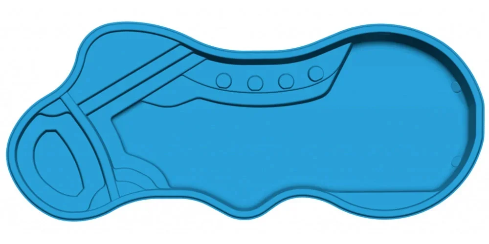 Glasfiberpool Pleasure Island - Bild 1