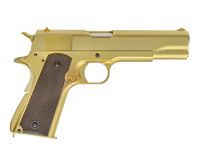 1911 pistolreplika med Gas Blowback (GBB) – guld - Bild 2