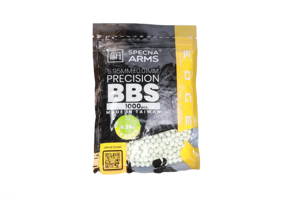airsoft 0.25g Specna Arms EDGE ULTRA™ BIO Tracer precision BBs 1000 pieces Green airsoft 0.25g Specna Arms EDGE ULTRA™ BIO Tracer precision BBs 1000 pieces Green