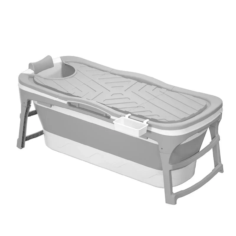 Vikbar badbalja för vuxna XL – 143cm – grå – utan fotmassage Vikbar badbalja för vuxna XL – 143cm – grå – utan fotmassage