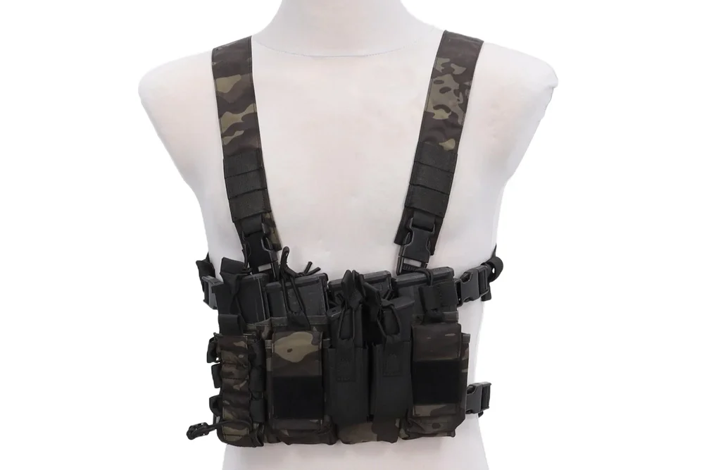 Specna Arms Tactical Adaptive Chest Rig Vest MC Black - Bild 2