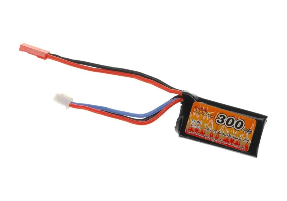 VB Power LiPo Batteri 7,4V 300mAh 35C/70C - til PolarStar FCU - Bild 3