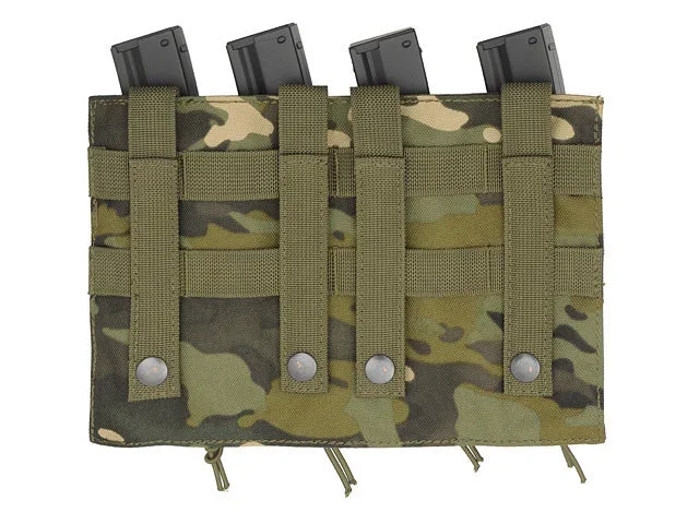 MOLLE Speed Quad magasinlomme til MP5/SMG – Multicam Tropic - Bild 2