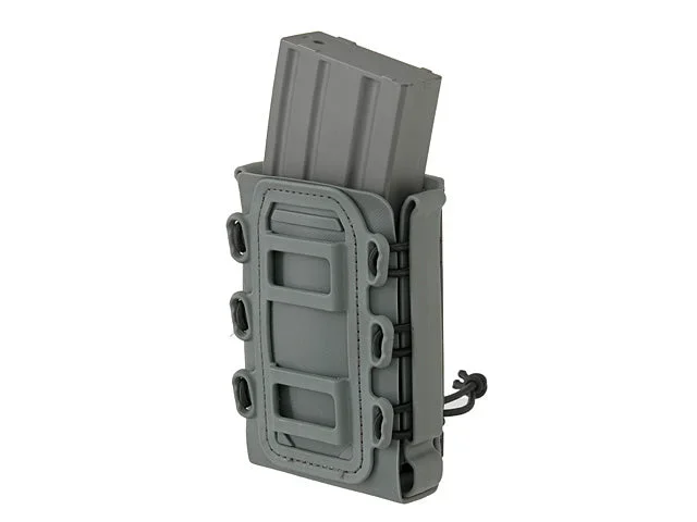 Soft shell riffelmagasinlomme til 5,56 med MOLLE-clips – Wolf Gray - Bild 3