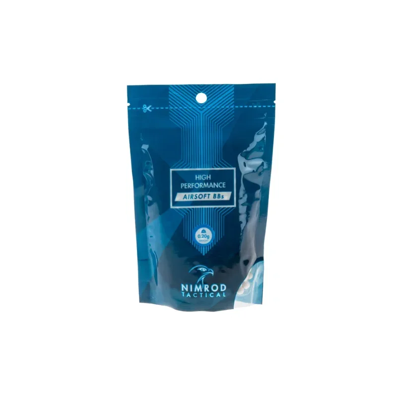 Nimrod High Performance BBs – 0,20g – 1000 stk. Nimrod High Performance BBs – 0,20g – 1000 stk.