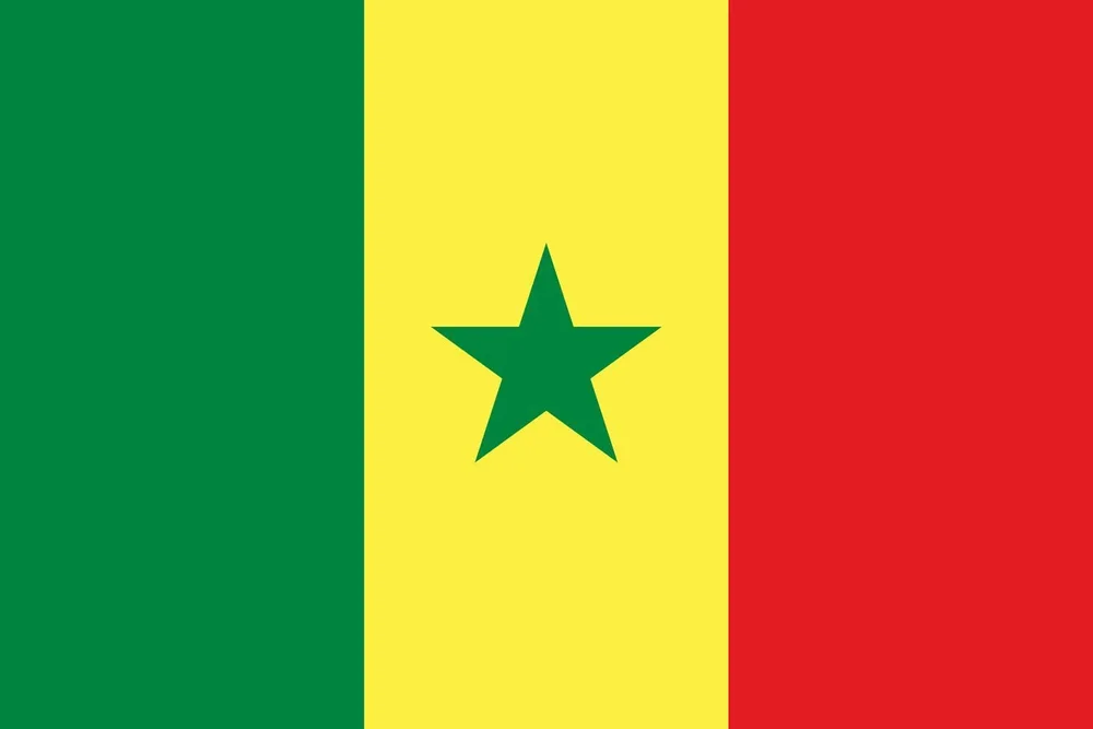 Senegal flagga