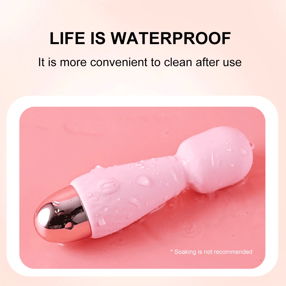 Mini Vibrator – 10 Lägen Stark Vibration & USB-Laddning - Bild 3
