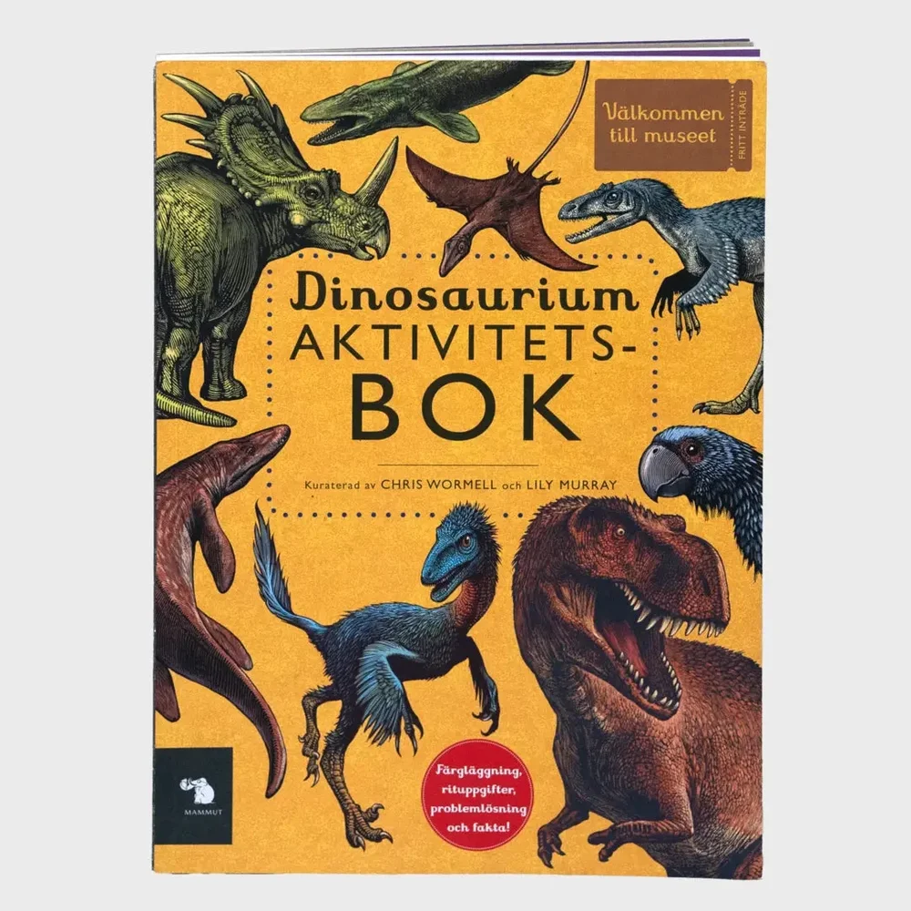 Dinosaurium Aktivitetsbok Dinosaurium Aktivitetsbok