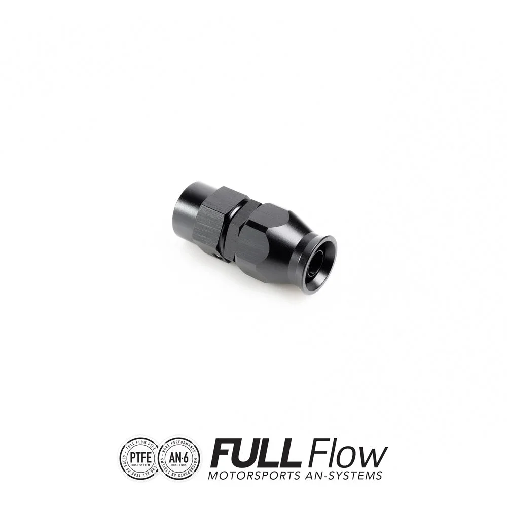 Full flow PTFE hose end straight AN-6