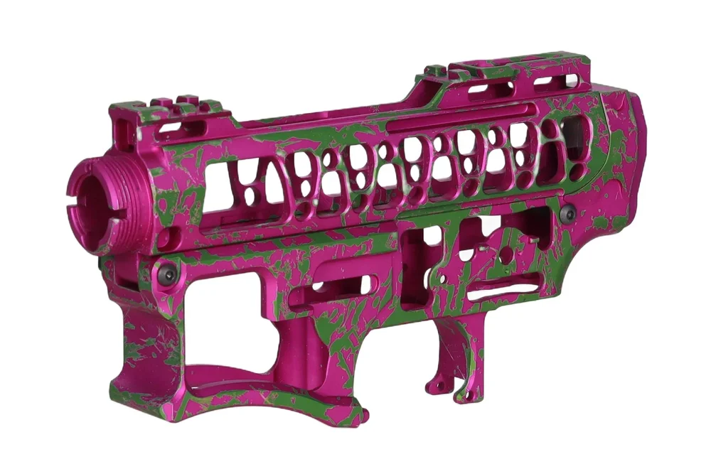 Specna Arms x Mancraft CNC Speedsoft Splash Anodised kit for M4/M16 replicas Violet - Bild 2