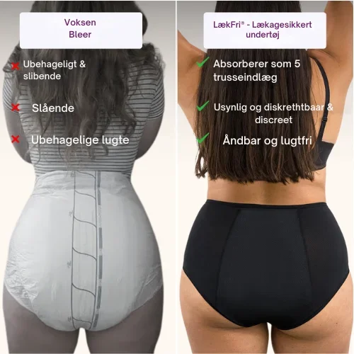 LækFri® | Läckagesäkert underkläder (3-pack) - Bild 2