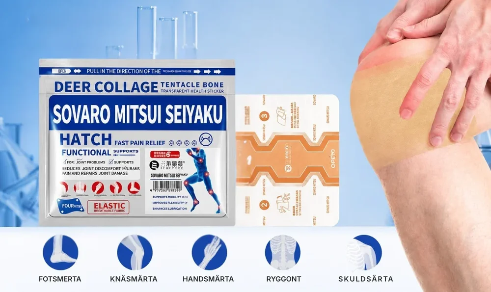 Sovaro® | Terapeutiska smärtplåster med gradvis frisättning – riktad komfort för muskler, leder, rygg och nacke - Bild 1