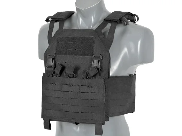 Buckle Up Operator Plate Carrier med AR15/AK-magasinlomme, laser-cut – sort - Bild 2