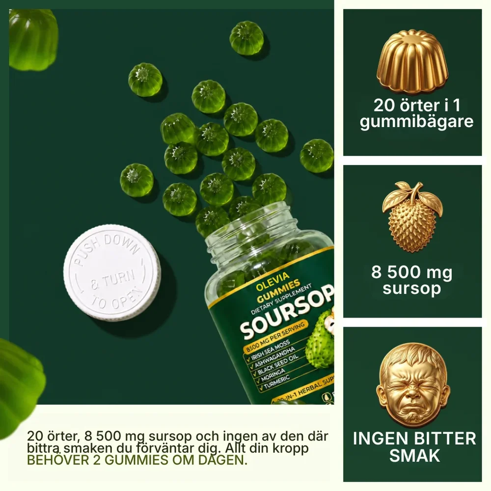 Olevia® | Soursop-gummibonbons 20-i-1 - Bild 3