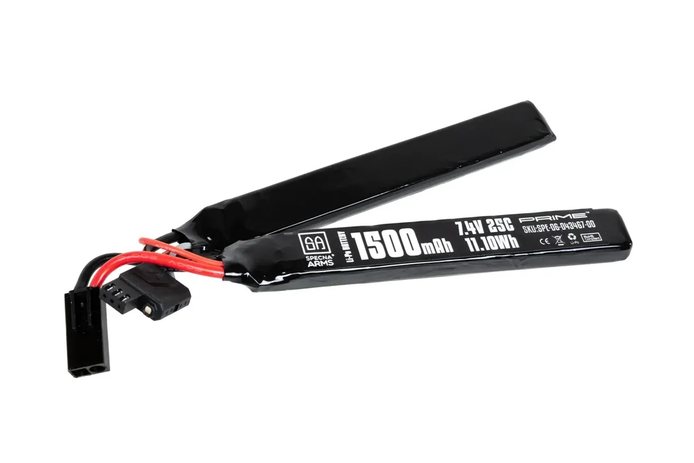 Battery Li-Po Specna Arms x Gens Ace 1500 mAh 25C 2 module 2S1P 7.4V Tamiya mini G-Tech - Bild 2