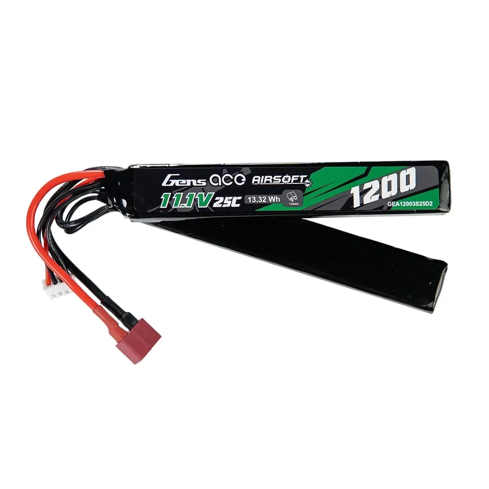 Gens ACE LiPo Batteri 11,1V 1200mAh 25C – Nunchuk T-Dean Gens ACE LiPo Batteri 11,1V 1200mAh 25C – Nunchuk T-Dean