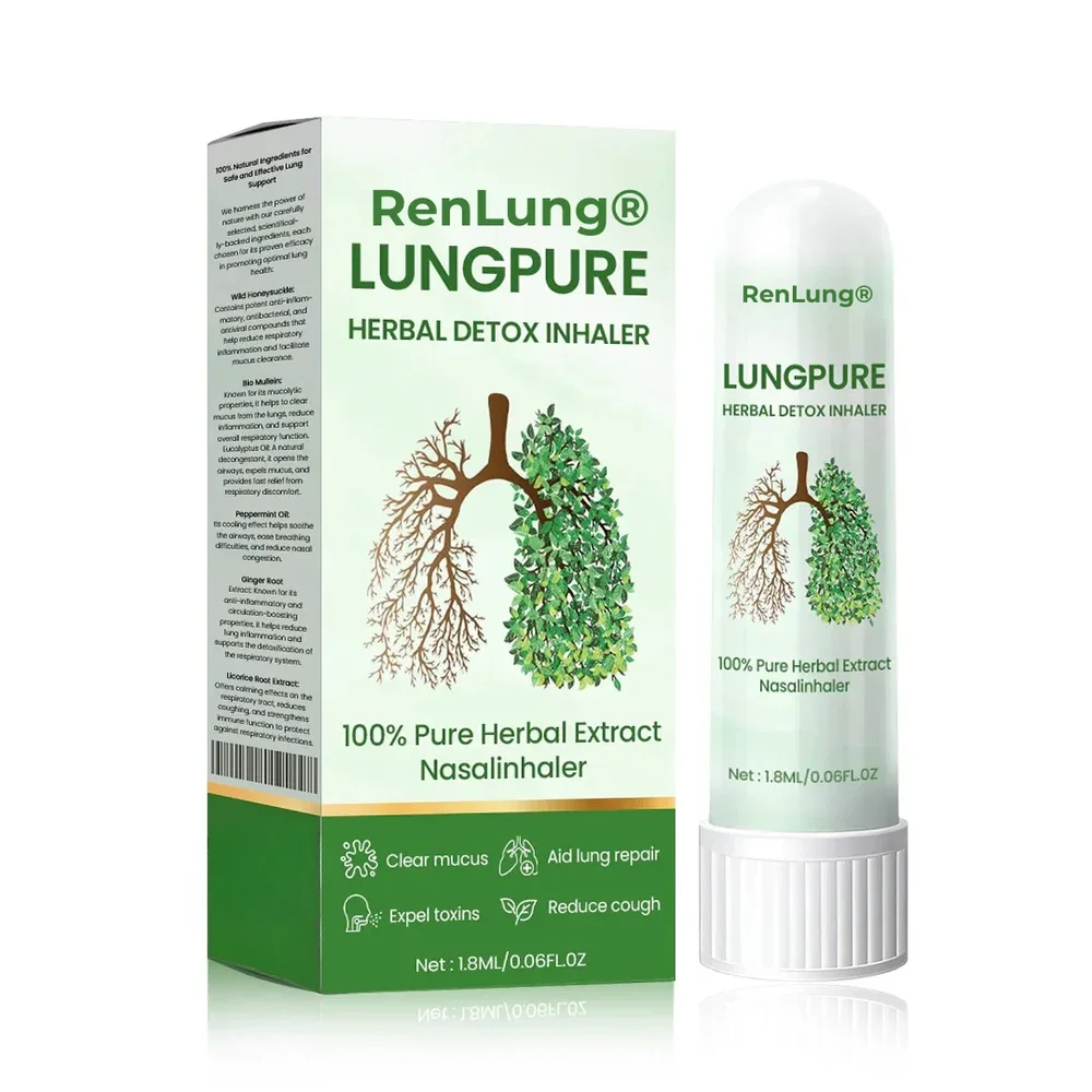 RenLung® Herbal Detox Inhaler | Snabb lindring på 15 minuter – andas lättare med RenLung® - Bild 2