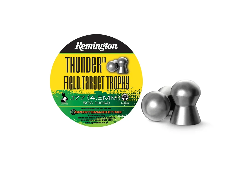 Remington Thunder Field Target Trophy hagl, 4,5 mm, 8.64 grs, 500 stk