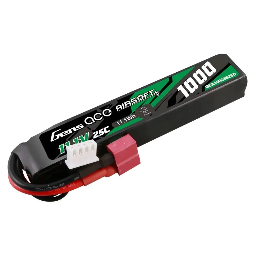 Gens ACE LiPo Batteri 11,1V 1000mAh 25C - Buffer Stick T-Dean - Bild 2