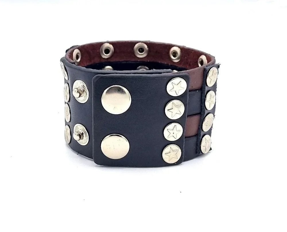 Läderarmband med stjärnor - Bild 2