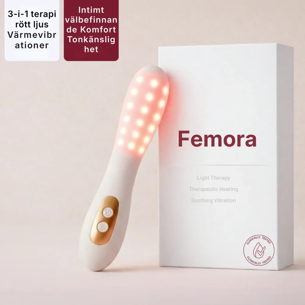 Femora® | Återställ din intima hälsa på ett naturligt sätt på bara några dagar och bli av med torrhet, smärta och infektioner orsakade av klimakteriet – hemma. - Bild 1