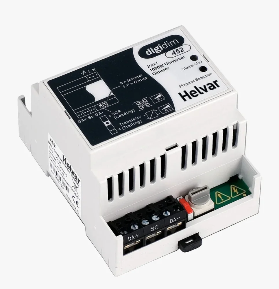 Helvar 452 Transistor Dimmer – DALI-2 Dimmer Helvar 452 Transistor Dimmer – DALI-2 Dimmer