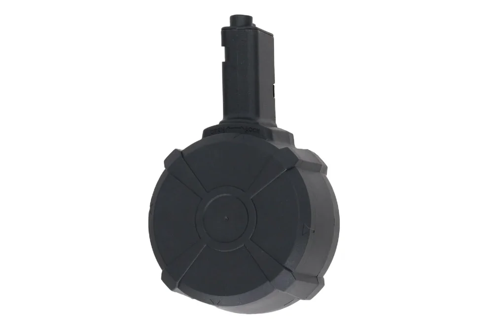 Specna Arms 850-round drum magazine for X-Series replicas – Black Specna Arms 850-round drum magazine for X-Series replicas – Black