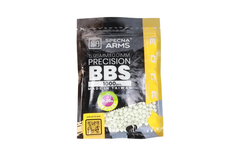 airsoft 0.20g Specna Arms EDGE ULTRA™ BIO Tracer precision BBs 1000 pieces Green airsoft 0.20g Specna Arms EDGE ULTRA™ BIO Tracer precision BBs 1000 pieces Green