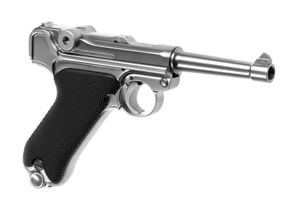 WE P08 Full Metal GBB – Silver WE P08 Full Metal GBB – Silver