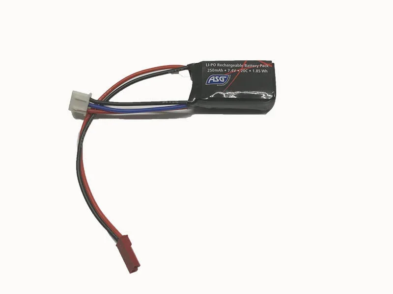 7.4V Battery 250 mAh 20C LI-PO 7.4V Battery 250 mAh 20C LI-PO