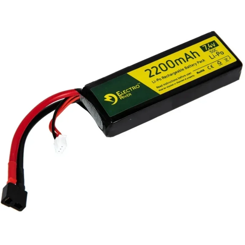 LiPO Batteri 2200mah 7.4V 50C (Dean) LiPO Batteri 2200mah 7.4V 50C (Dean)
