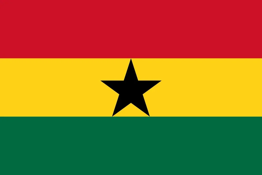 Ghana flagga