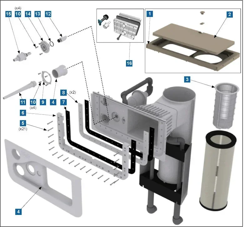 Perfect filtre filter kit inkl. pump - Bild 2