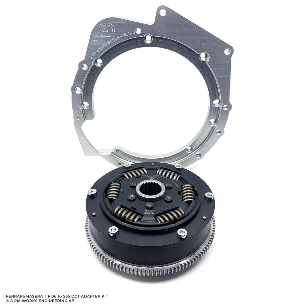 Ferrari F136 / Maserati till BMW DCT S55 Adaptersats Ferrari F136 / Maserati till BMW DCT S55 Adaptersats