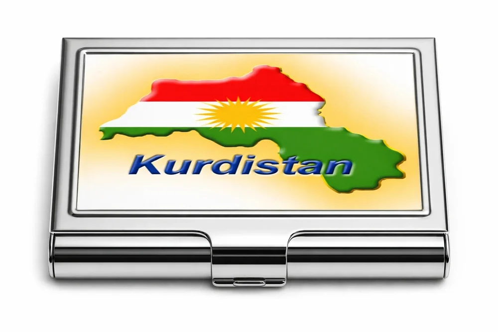 Kurdistans karta korthållare - Bild 1
