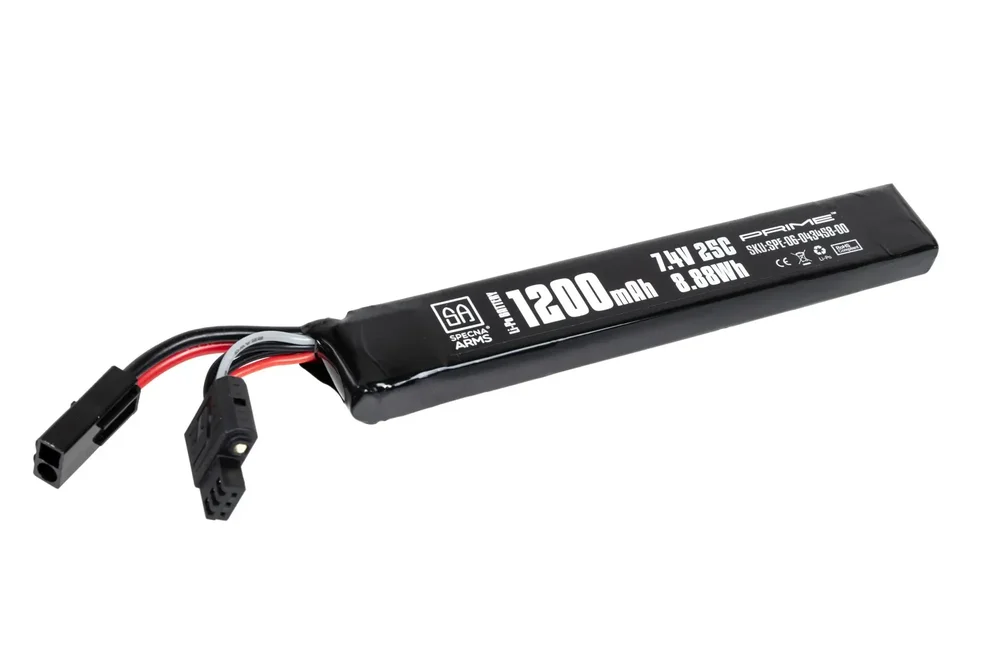 Battery Li-Po Specna Arms x Gens Ace 1200 mAh 25C 7.4V Tamiya mini G-Tech - Bild 2