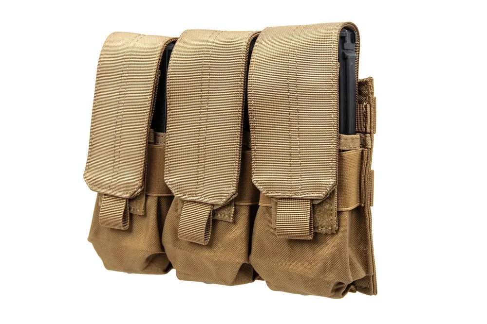 Triple M4/M16 Specna Arms magazine loader with Tan flap - Bild 1