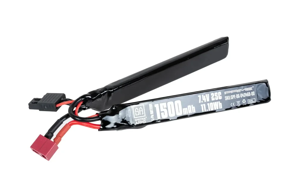 Battery Li-Po Specna Arms x Gens Ace 1500 mAh 25C 2 module 2S1P 7.4V T-Deans G-Tech - Bild 2